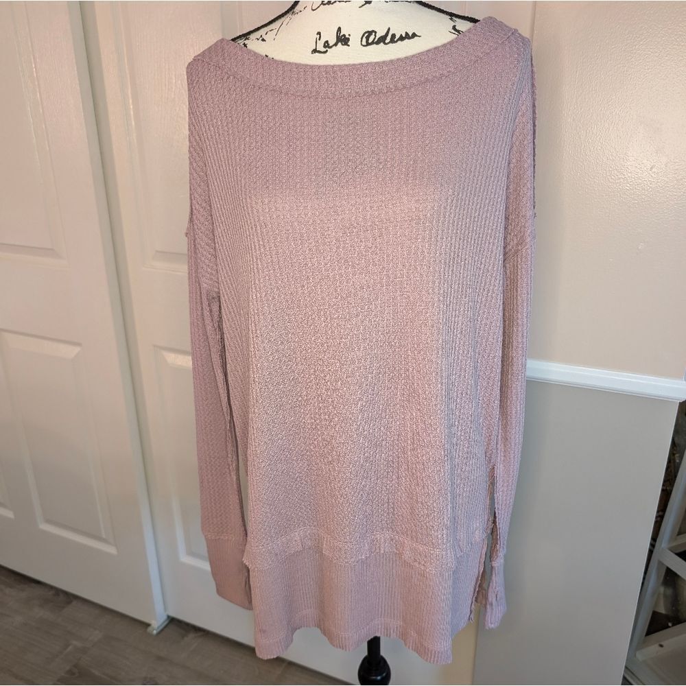 Nwt We The Free North Shore Waffle Knit Top